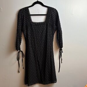 Elegant Black Lace Dress